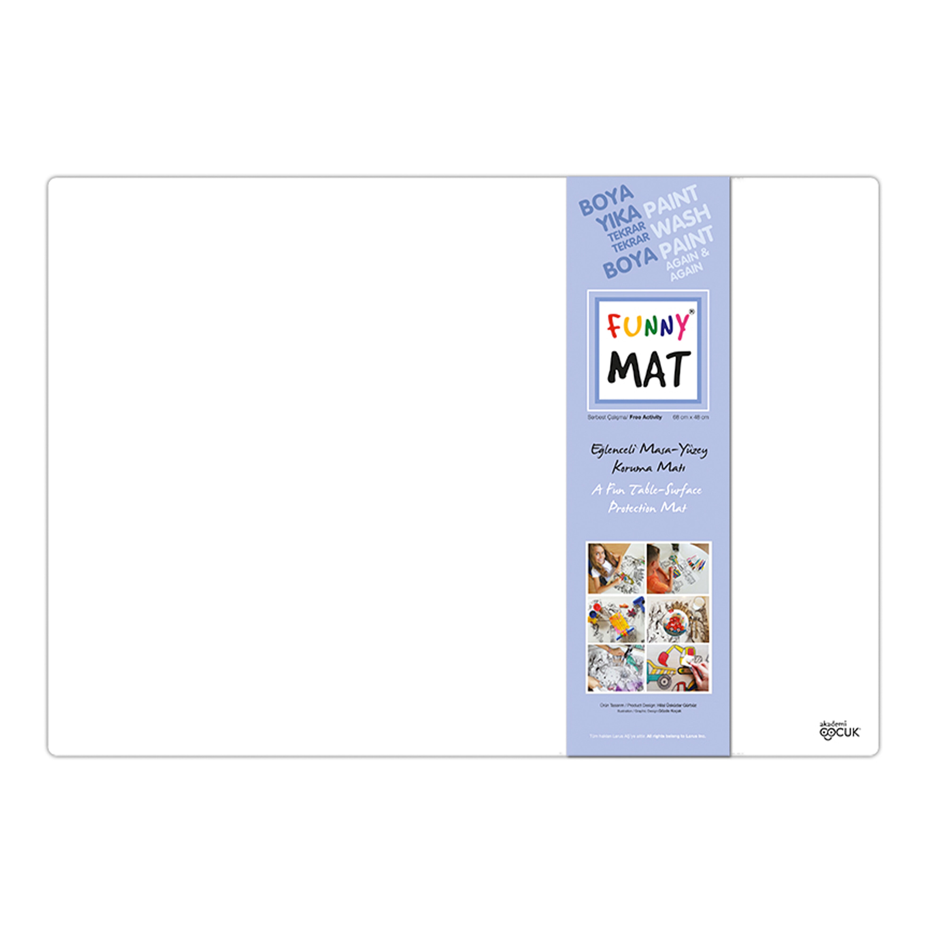 Akademi Çocuk Funny Mat - Serbest Çalışma